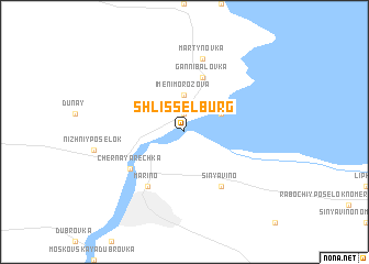 map of Shlissel\