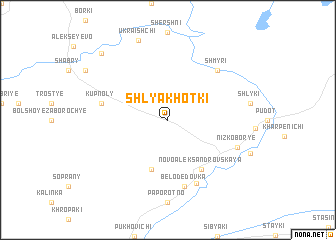 map of Shlyakhotki