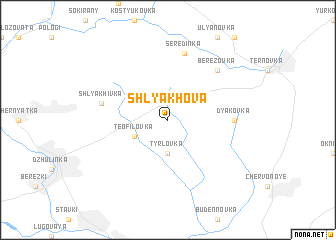 map of Shlyakhova