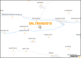 map of Shlyakhovoye