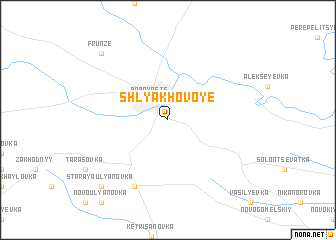 map of Shlyakhovoye