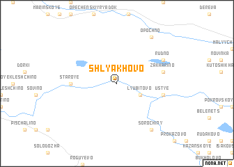 map of Shlyakhovo