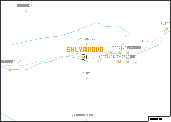 map of Shlyakovo