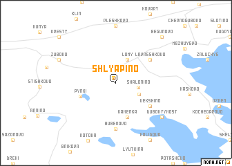 map of Shlyapino