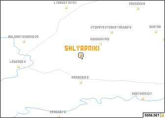 map of Shlyapniki