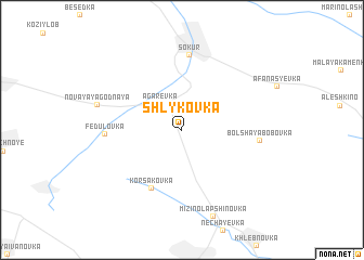 map of Shlykovka