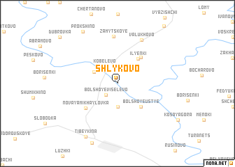 map of Shlykovo