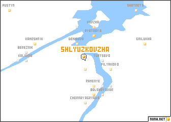 map of Shlyuz Kovzha