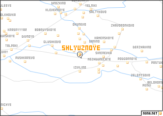 map of Shlyuznoye