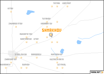 map of Shmakhov