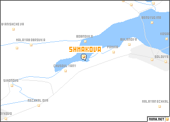 map of Shmakova