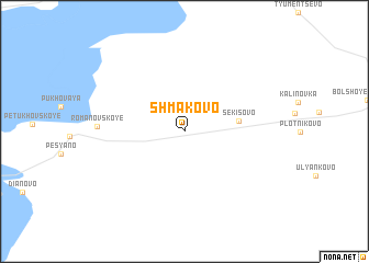 map of Shmakovo