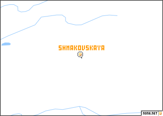 map of Shmakovskaya