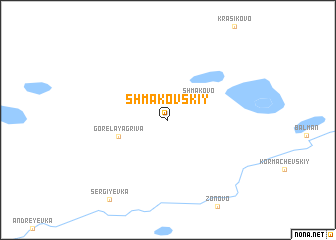 map of Shmakovskiy