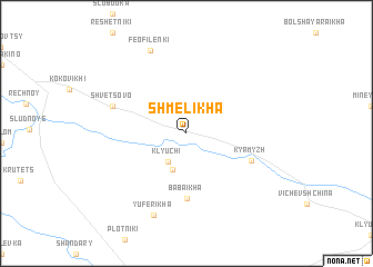 map of Shmelikha