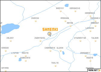 map of Shmenʼki