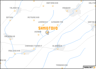 map of Shmidtovo