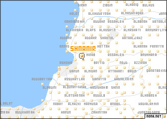 map of Shnan‘īr