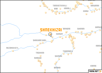 map of Shne Khizai