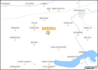 map of Shnipki