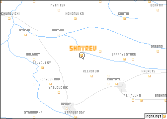 map of Shnyrev