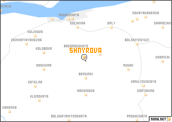 map of Shnyrova