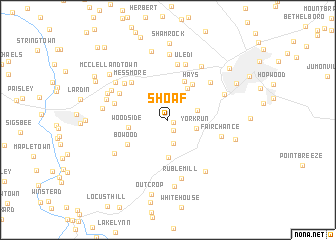 map of Shoaf