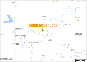 map of Shoals Overlook
