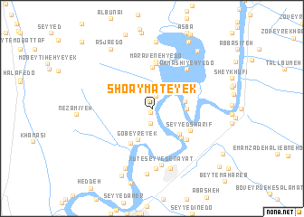 map of Sho‘aymaţ-e Yek