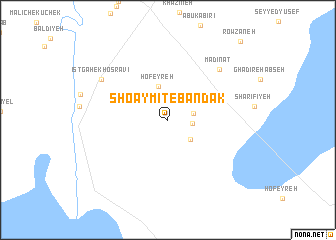 map of Sho‘aymīţ-e Bandak