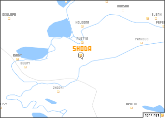 map of Shoda