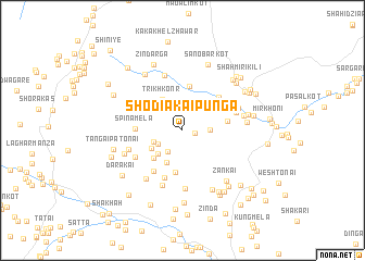 map of Shodīakai Punga