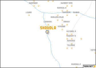 map of Shodola