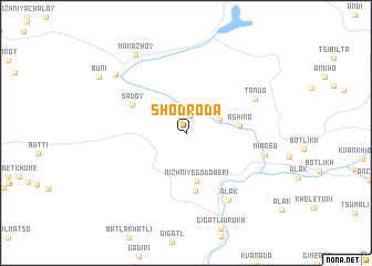 map of Shodroda