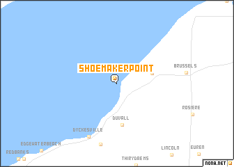 map of Shoemaker Point