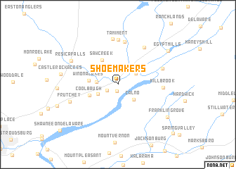 map of Shoemakers