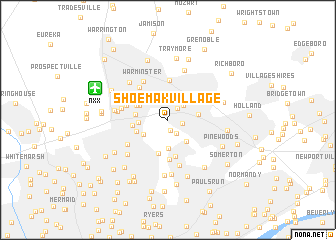 map of Shoemak Village