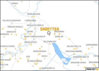 map of Sho‘eyţeh