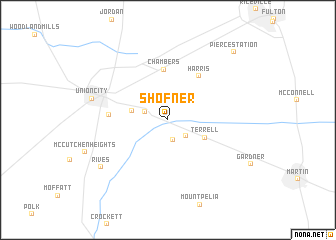 map of Shofner