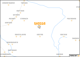 map of Shogda