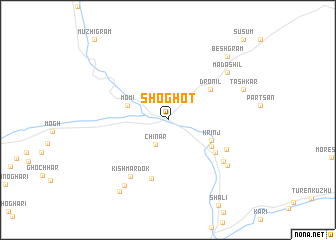 map of Shoghot
