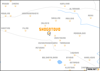 map of Shogotovo