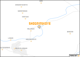 map of Shogrinskoye