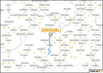 map of Shoigabli