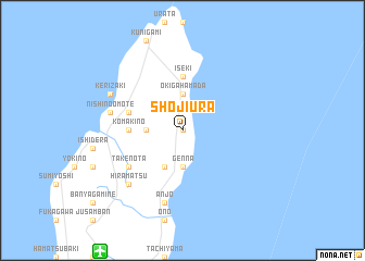 map of Shōjiura