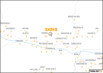 map of Shoka