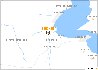 map of Shokhin