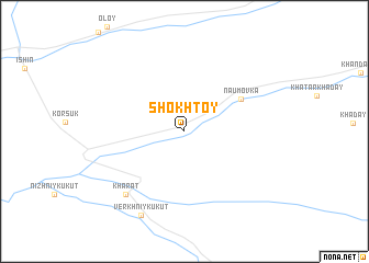 map of Shokhtoy