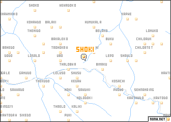 map of Shoki