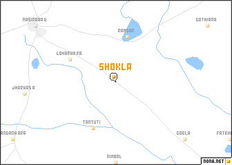 map of Shokla